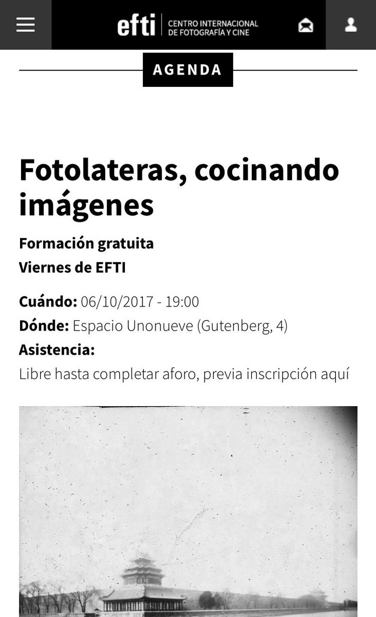 Fotolateras's tweet photo. Este viernes estaremos en los #viernesdeEfti @efti_fotografia hablando sobre #Fotolateras A tope con la #fotografía #Estenopeica https://t.co/rnQyEiUPkx