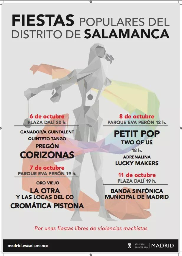 PetitPop_music's tweet photo. Madrid! Nos vemos este domingo? A las 12 en las #FiestasPopularesBarrioSalamanca! #ParqueEvaDuarte. GRATIX! https://t.co/2qZG8CpZRT