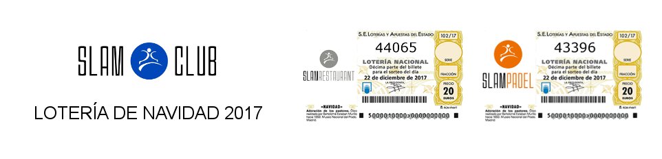 Penya203's tweet photo. #FelizMartes #LoteriaNavidad #SlamCLub
#Decimos a la venta de #Slampadel y #Slamrestaurant
https://t.co/zbdT9b7e2Y https://t.co/IhcTD54bVi