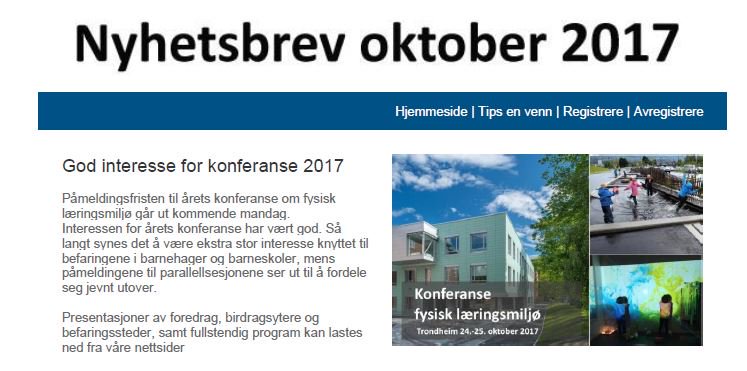 FysLaringsmiljo's tweet photo. Nyhetsbrev fra Udirs Rådgivningstjeneste fysisk læringsmiljø #skoleanlegg #barnehageanlegg #uteområder #klasserom https://t.co/prFaK0XSFP https://t.co/7QFZPyD4UV