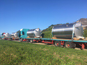 We're gonna need a bigger boat More tanks arriving just in time for harvest. <a href="/RathfinnyEstate/">Rathfinny Estate</a>