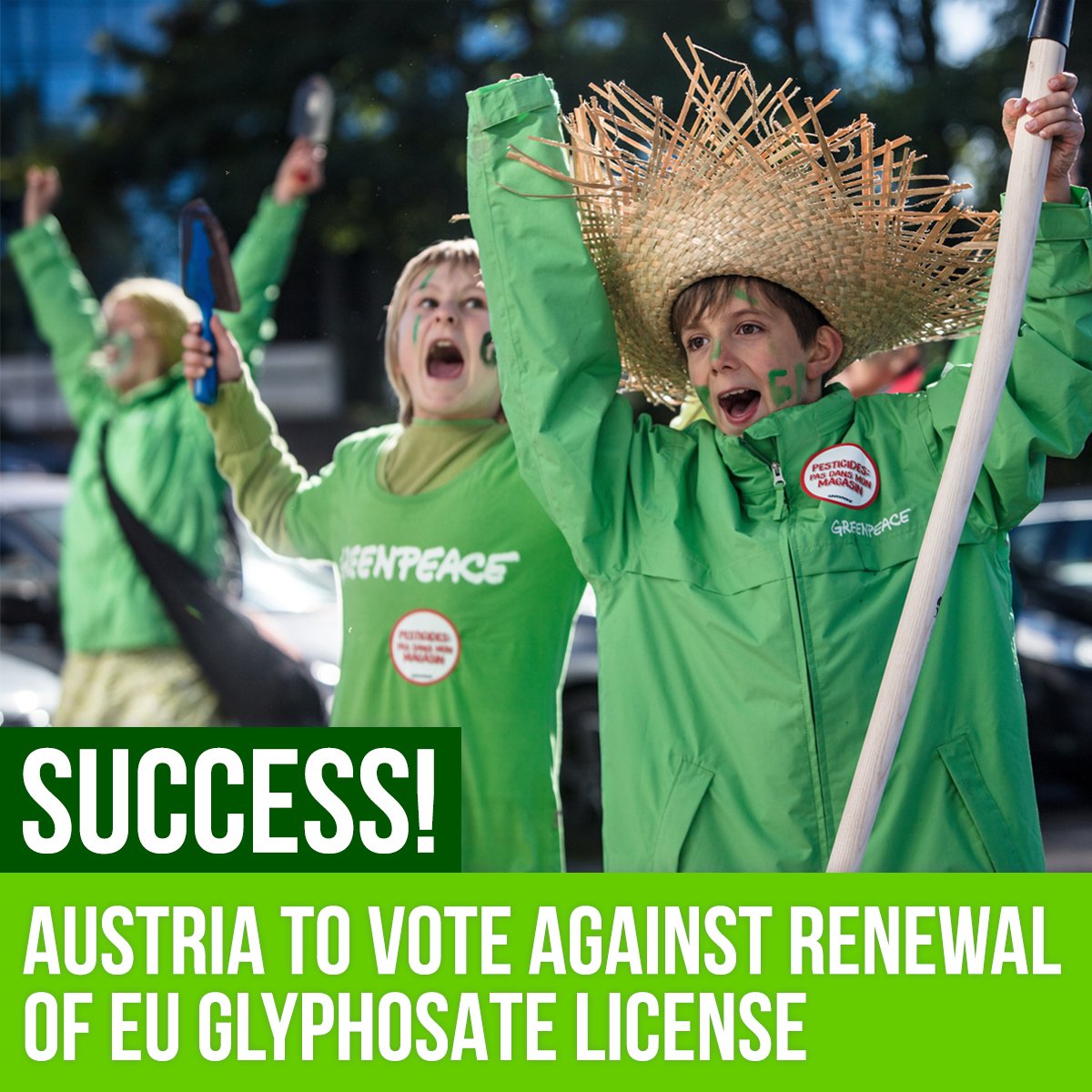 Greenpeace Austria Breaking Austrian Parliament Has Voted Against Glyphosate Today Our No At Eu Level Is For Sure Stopglyphosate T Co Vllhjnxkr9 T Co Vgrdtzqogj