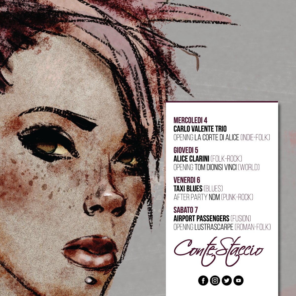 I live della settimana al CONTE!
#band #group #guitar #concert #liveshow #music #musician #artist #singer