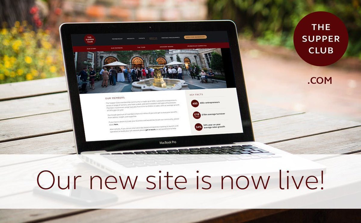 Head over to our new site at thesupperclub.com, bringing you new and exciting insights, events &amp; more! Check us out!