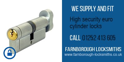 We supply and fit high security euro cylinder locks. Call 01252 413 605 or visit farnborough-locksmiths.co.uk #Locksmith #Security