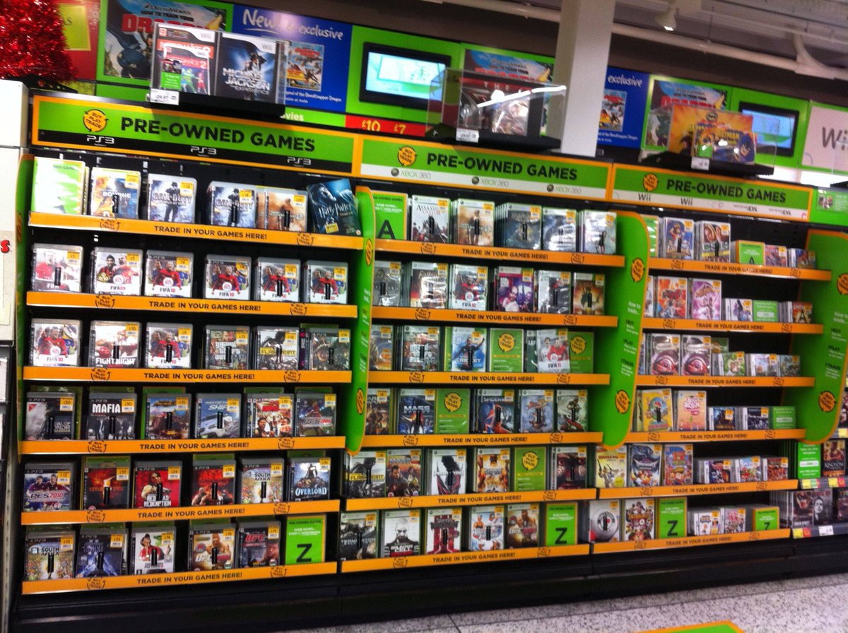 TotalDiscRepair's tweet photo. @The_A_Drain @MCVonline You're ignoring the main difference though - the words 'new' and 'pre-owned'. Game shops often have whole sections devoted to pre-owned https://t.co/iDiJUDDlPw