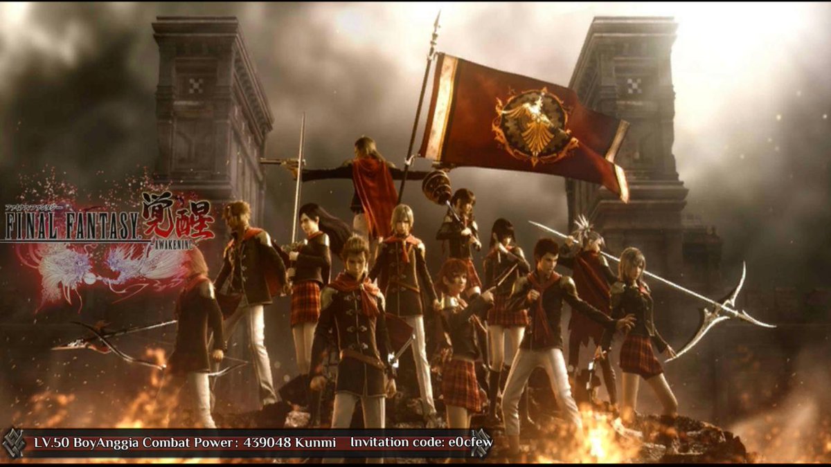 boyanggia's tweet photo. I'm playing FINAL FANTASY Awakening. Come with me! https://t.co/Nj1z6FTBZy https://t.co/PbrECeIpal