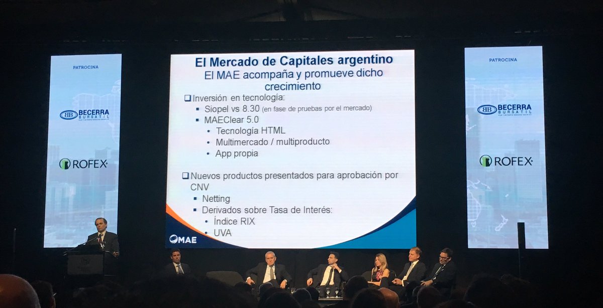 luciaballarati's tweet photo. "Buscamos fomentar que el mercado sea más federal" #AlbertoEstrada #MAE #MercadoDeCapitales @IAEF_oficial https://t.co/G7ltiFDOHB