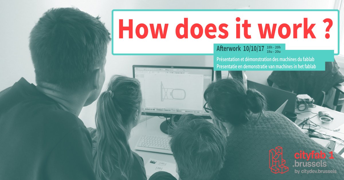 Do you want to know how a fablab works ? come to the workshop next Tuesday !