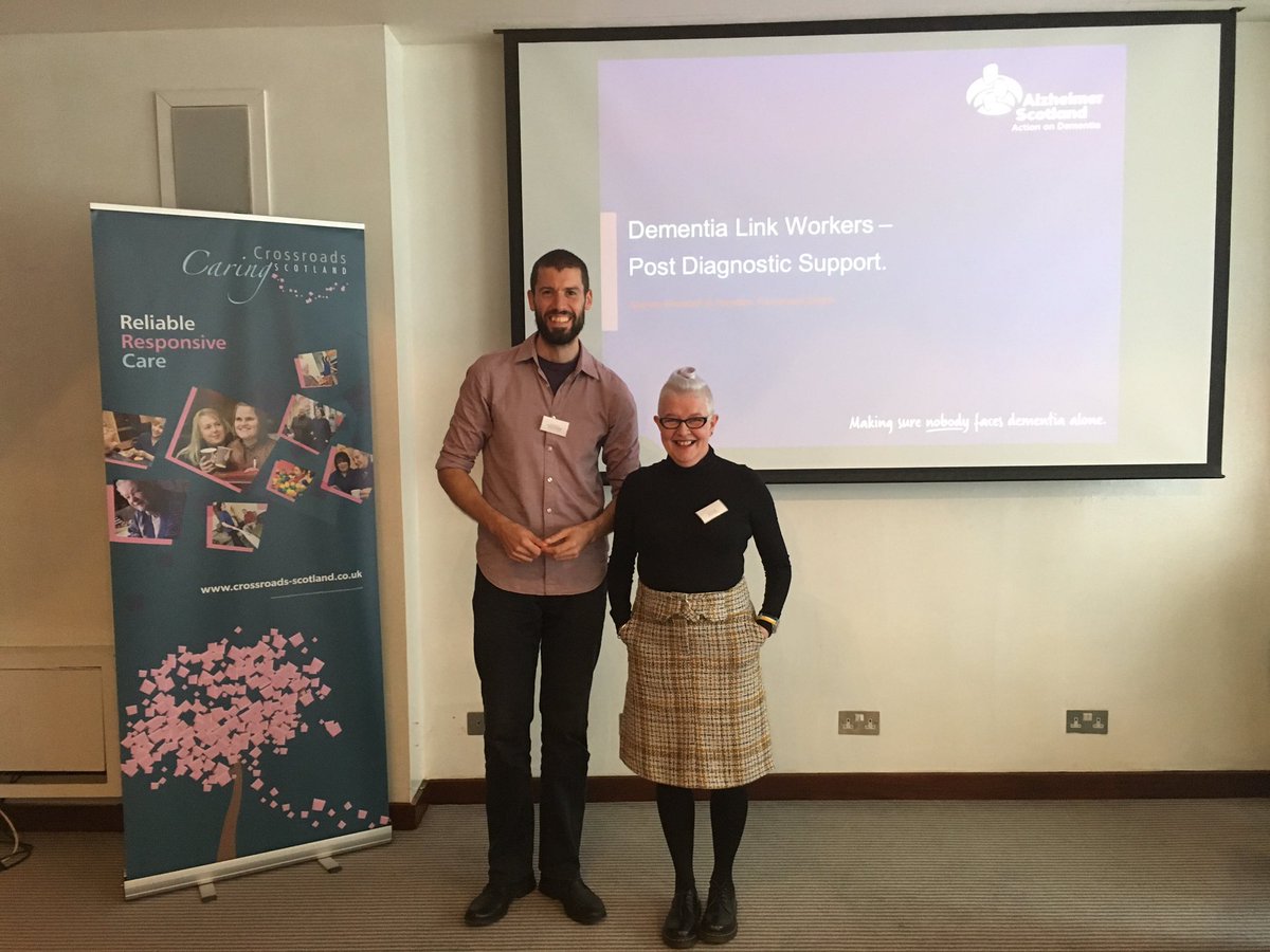 CrossroadScot's tweet image. Susan Rendall &amp;amp; Hayden Foreman-Smith, @alzscot - &apos;Delivering High Quality Post Diagnostic Support&apos; #ccsconference #dementia