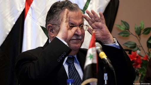 shahokurdy's tweet photo. وفاة الرئيس العراقي السابق جلال الطالباني عن عمر يناهز 84 عاما 

خوا ليي خوش بيت https://t.co/LFj4d7iRnF