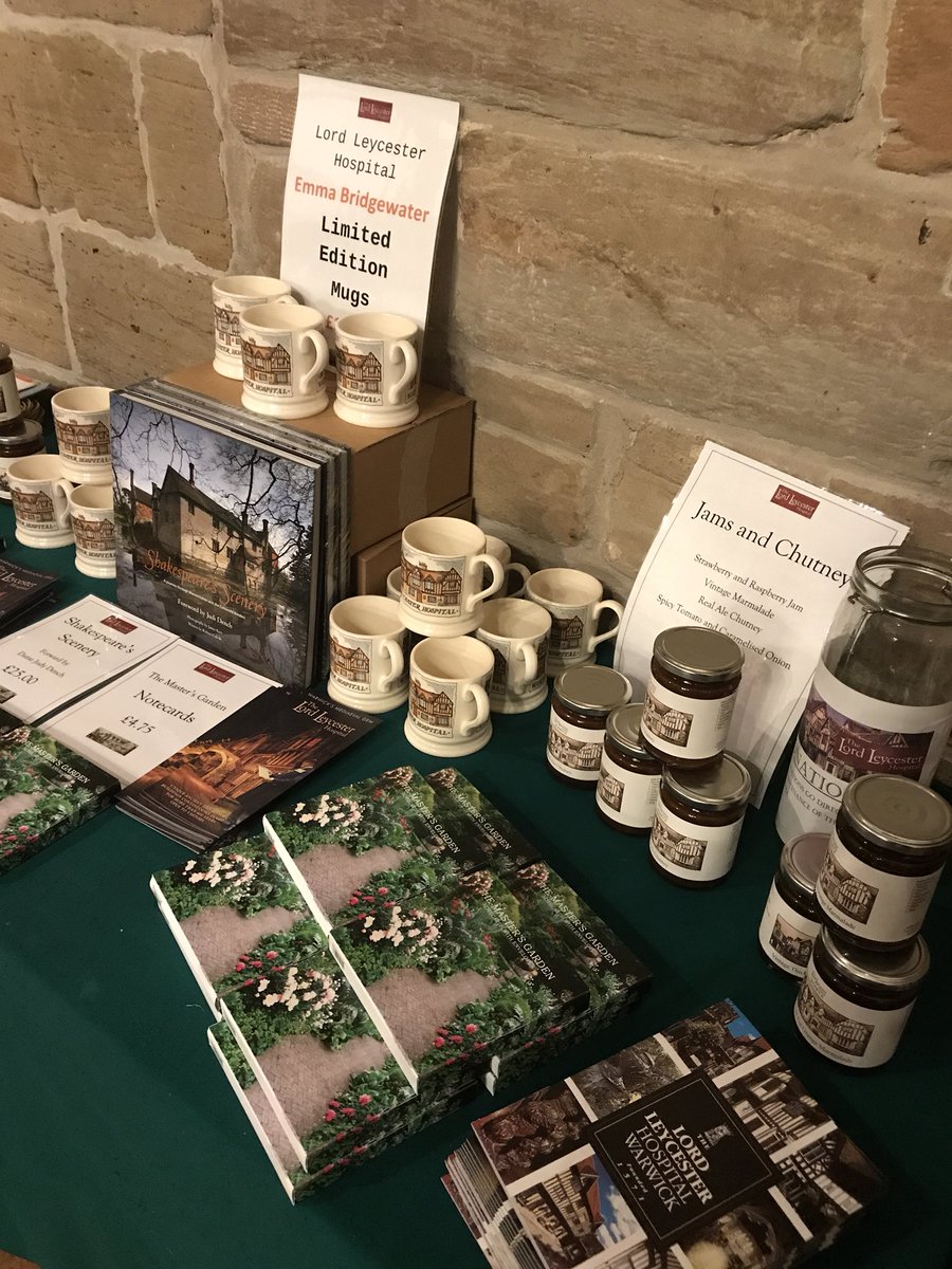 Pauline_Giacome's tweet image. Beautiful stand with loads of amazing goodies from the @LordLeycester during @WarwickWords. I shall treat myself with a mug!