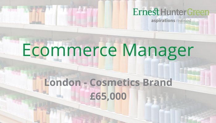 #jobs eCommerce Manager for a Luxury Skincare Brand based in London.  #ecommerce #COSMETICS #skincare lnkd.in/d4GP3Ma