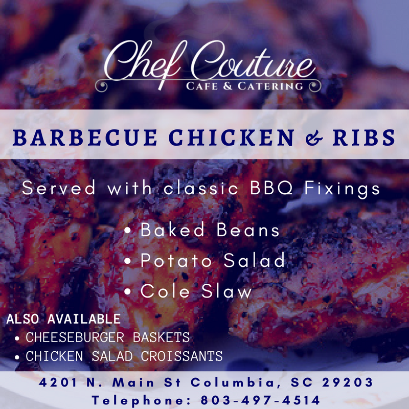 ChefCoutureCafe's tweet photo. It's Tuesday! Why not treat yourself to some barbecue? Stop by today between 11:30-2pm to enjoy.
#ChefCouture #ColumbiaSC #Lunch #BBQ https://t.co/IguK6XGu0D