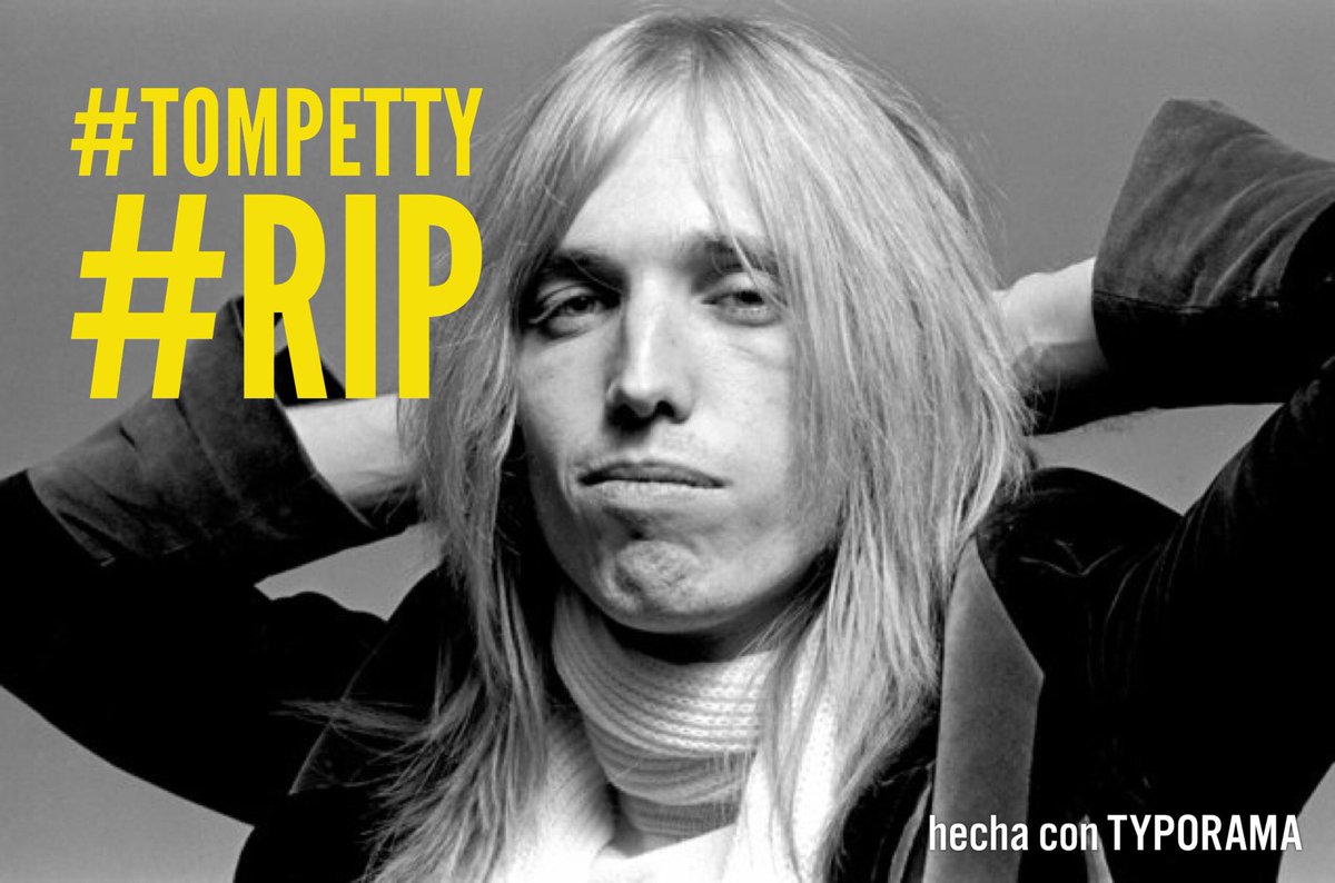 Leo1972s's tweet photo. #TomPettyRIP 1950-2017 un mundo de música nos ha regalado gracias por tanta buena vibra https://t.co/1lhakuo4nq