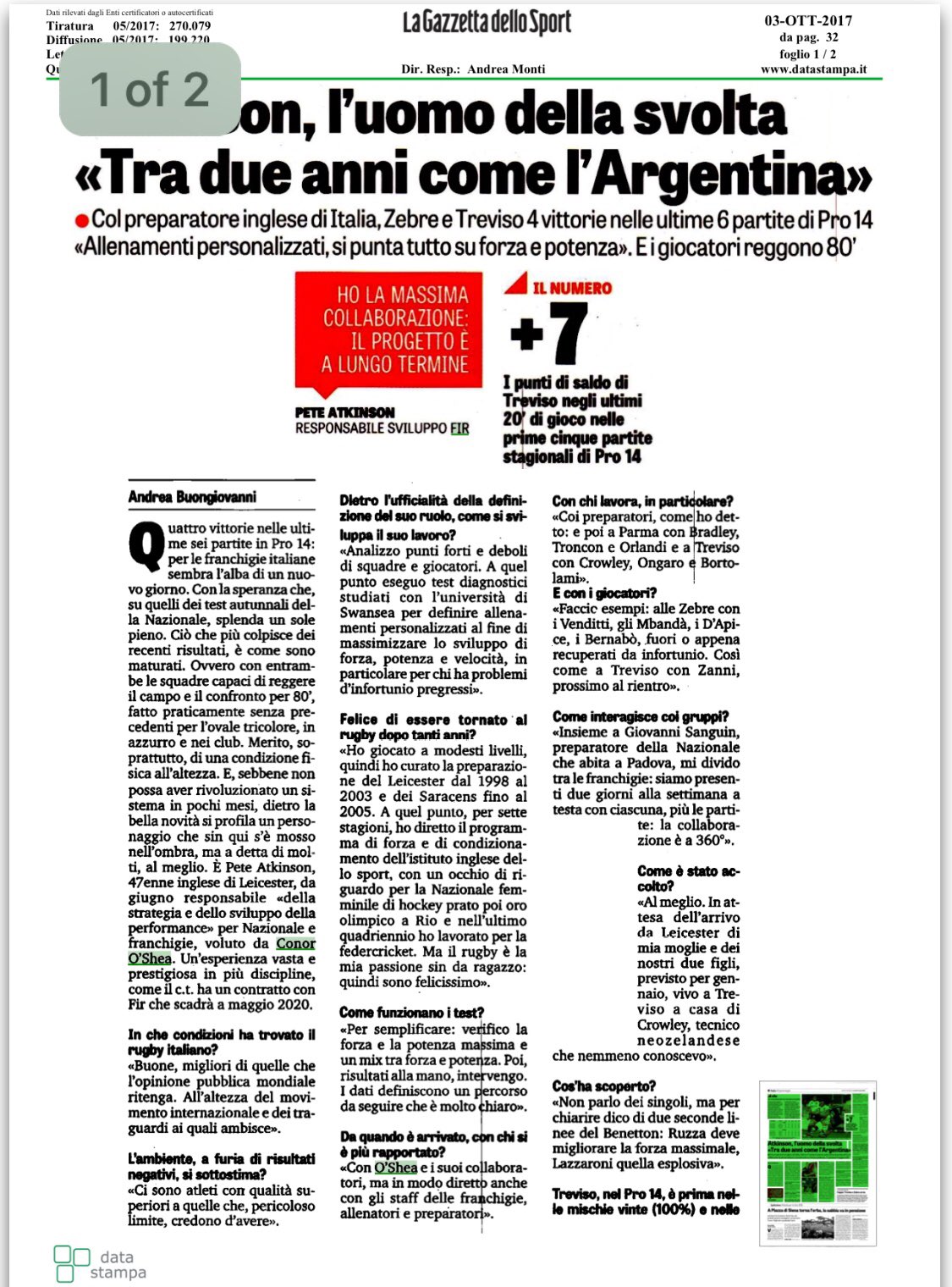 Andrea Cimbrico On Twitter Today On At Gazzettait At Abuongi