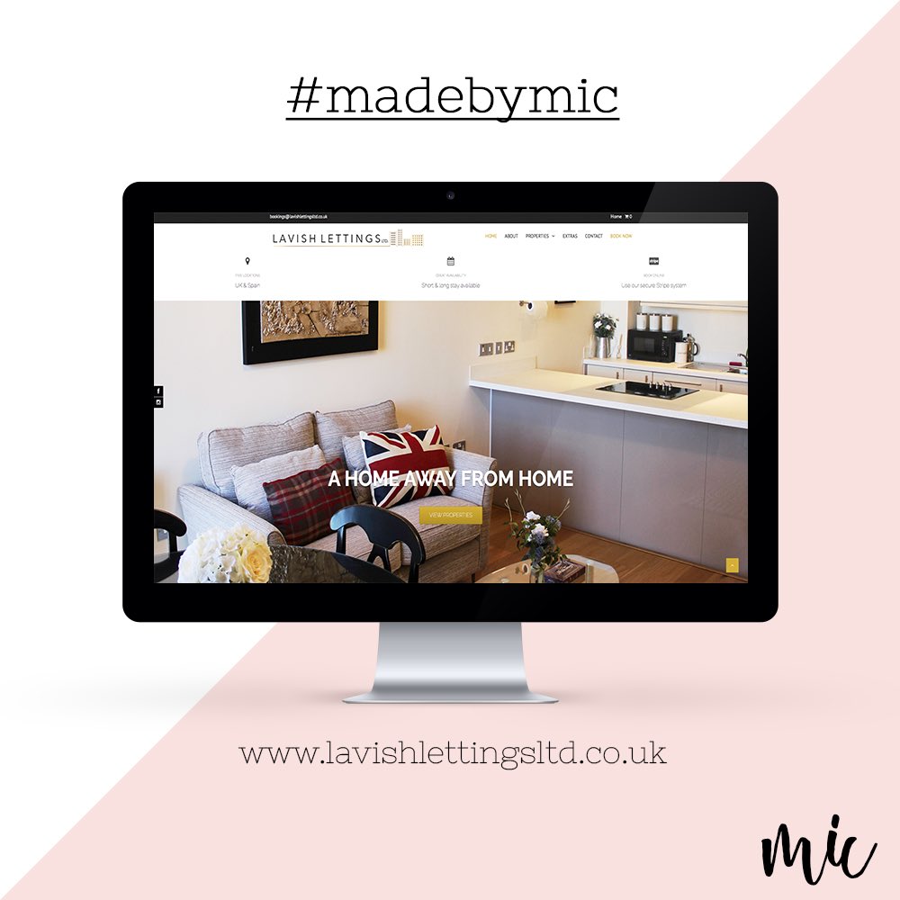 MICheshire's tweet photo. #MadebyMIC

We loved working with the Lavish team to create their #branding and #website 👉🏼 https://t.co/Jo0SSvQHX1 👈🏼

#Cheshire #webdesign https://t.co/CYr3CtE5mS