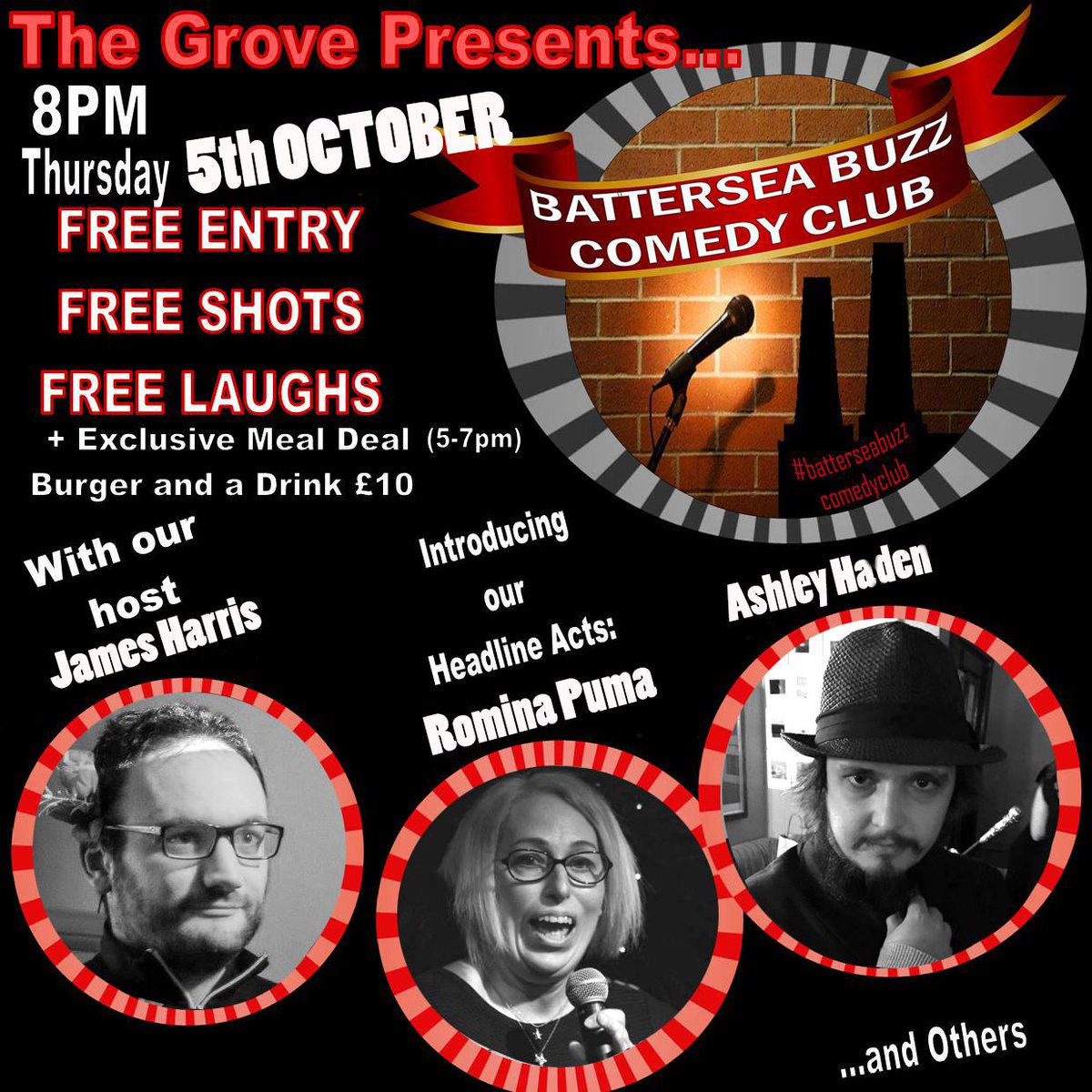 JamesHarrisNow's tweet photo. Looking forward to this @GroveBattersea Thursday with @rominapuma and the now correctly-spelt @ashleyhaden! https://t.co/QNYqkhjvcM