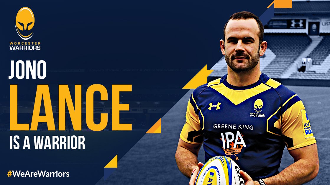 WorcsWarriors's tweet image. 📢 BREAKING NEWS 📢

Warriors confirm signing of Australian fly-half Jono Lance.

👉warriors.co.uk/2017/10/03/war…