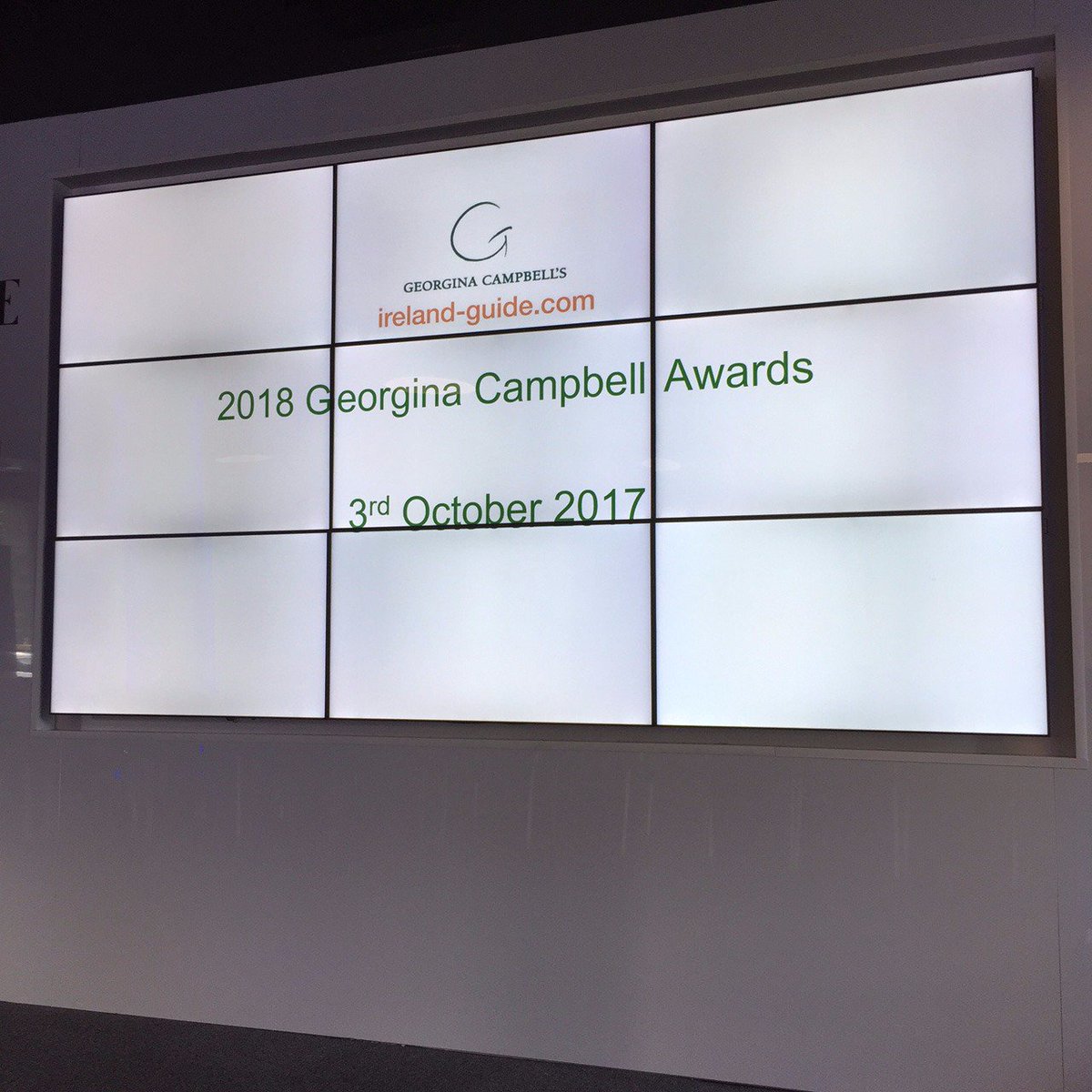 IrelandGuide's tweet photo. Almost time for #GCAwards 2018 - in @Bordbia new Thinking House. https://t.co/5w5l1nnoeu