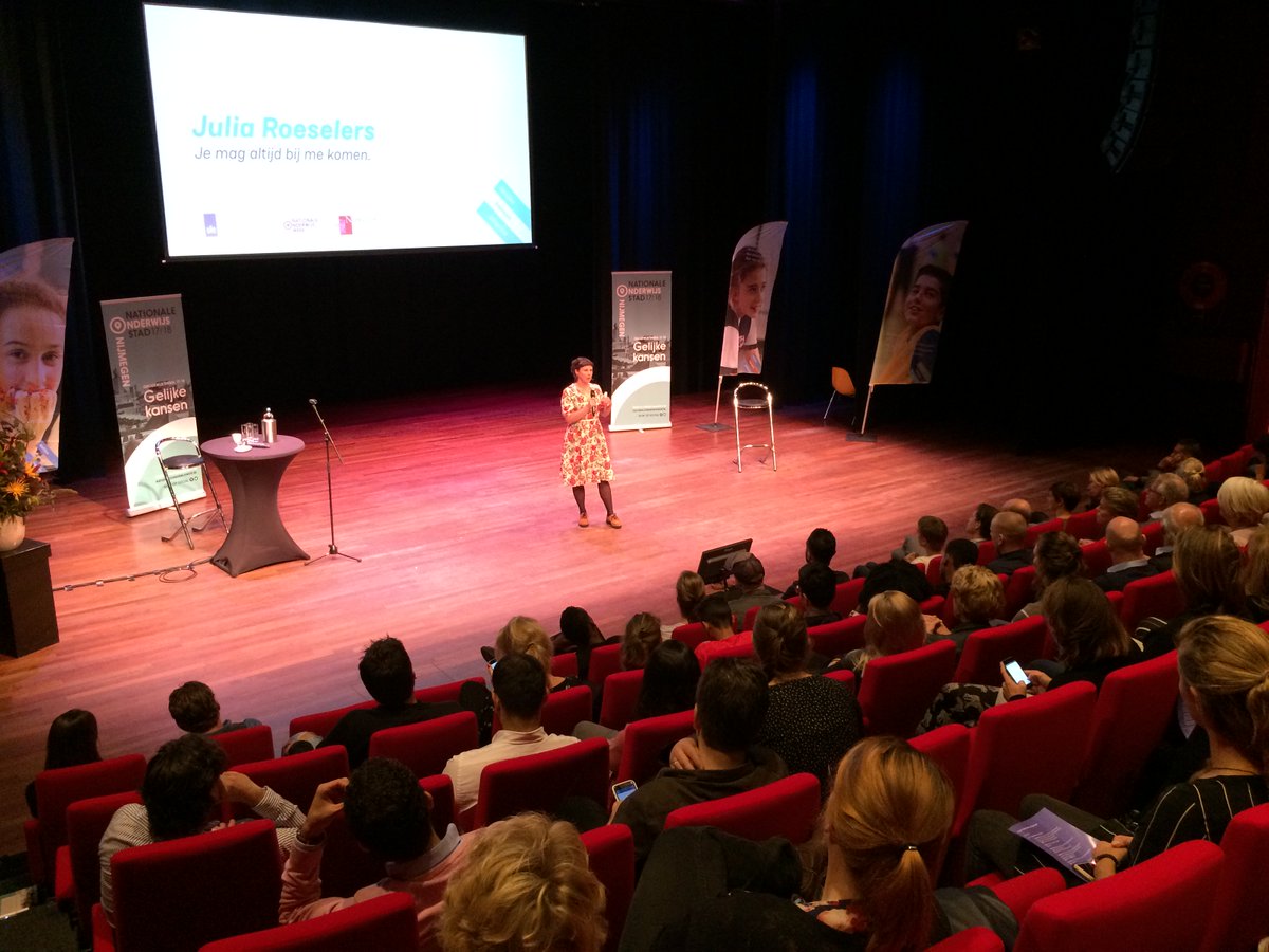 De <a href="/Onderwijsweek/">Nat. Onderwijsweek</a> is begonnen! Vandaag zijn wij er ook bij. Op dit moment is de inspiratiesessie 'Wakker worden voor gelijke kansen' bezig!