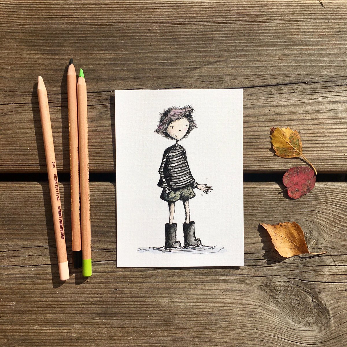 soniamorris_art's tweet photo. Say hi 👋 #pocketportrait #inktober #pocketpicture #illustrationoftheday #drawingoftheday #penandink #watercolour #autumn🍁 #purplehair https://t.co/8pK0ncIR9l