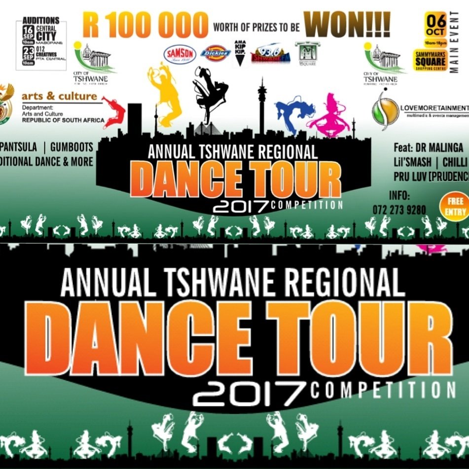 DjPruluv's tweet photo. This Friday I'll be MCing &amp; Djing @ Annual Tshwane Regional Dance Tour competition finale on 6th Oct @ Sammy Marks Square. Pta #Pruluv💃🏽 https://t.co/HdpisAnTeJ