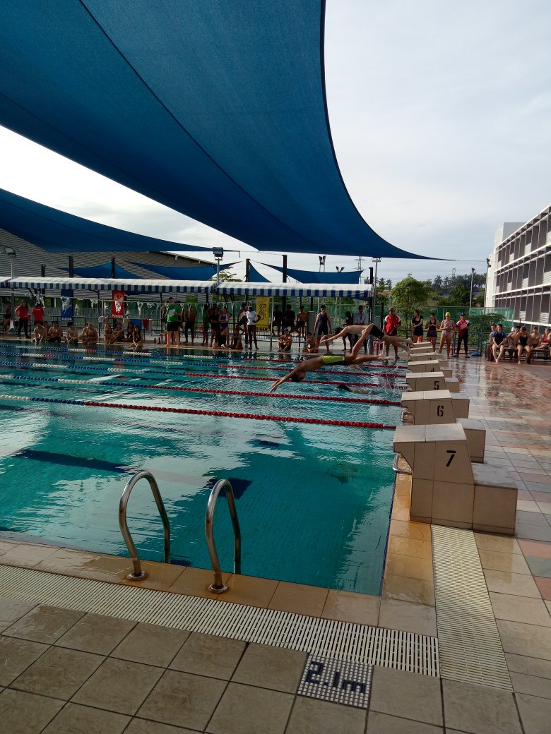 TenbySEPTISsec's tweet photo. Another swimming gala at #TISS Great to see Key Stage 4 swimmers in action. https://t.co/9j0LxX0M12
