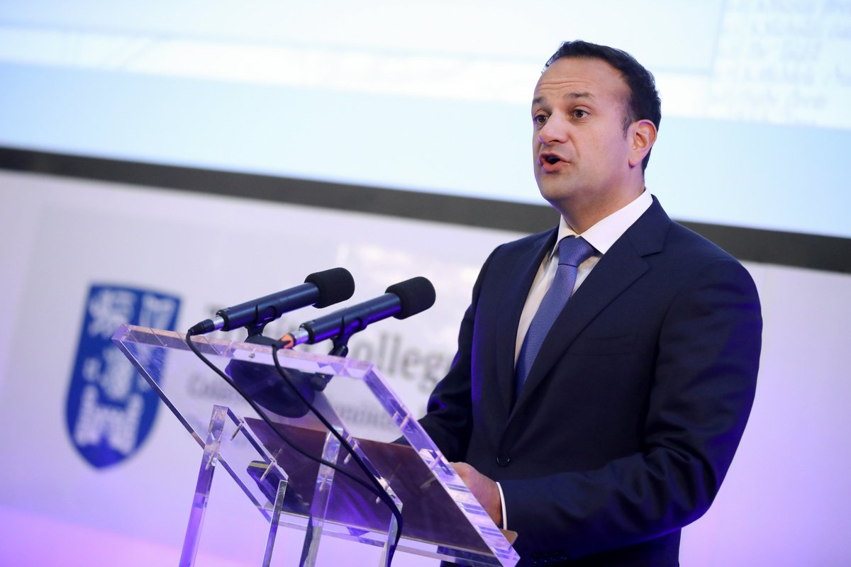 tcddublin's tweet photo. View @campaignforleo AnTaoiseach, Leo Varadkar TD’s #Trinity425 history symposium opening address. https://t.co/v454WKmmIT https://t.co/9guleEcMlC