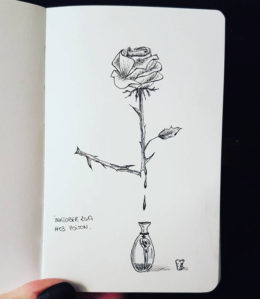 Azulita_Emi's tweet photo. #Inktober2017 Day3 : #Poison.
.
#inktober #thefrenchinktober #thefrenchinktober2017 #dessin #drawing #ink #instadr… https://t.co/hG4Mwf8Ckb https://t.co/atjhRQyv5D