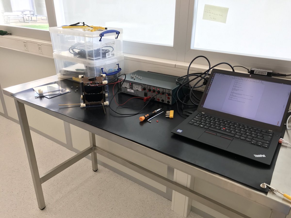 Delphini_1's tweet photo. Today, we’re testing ! #delphini1 #cubesat #aarhusuniveristy https://t.co/9JDcx3KS2z