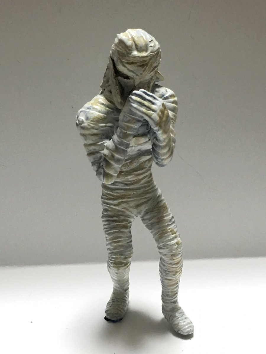 カラスヤサトシ בטוויטר 改造ガシャポン ザ マミー ウルトラマンのミイラ 人間 デモンズクロニクルのオシリス そして亜人を使用 ついに完璧なミイラ男が出来た
