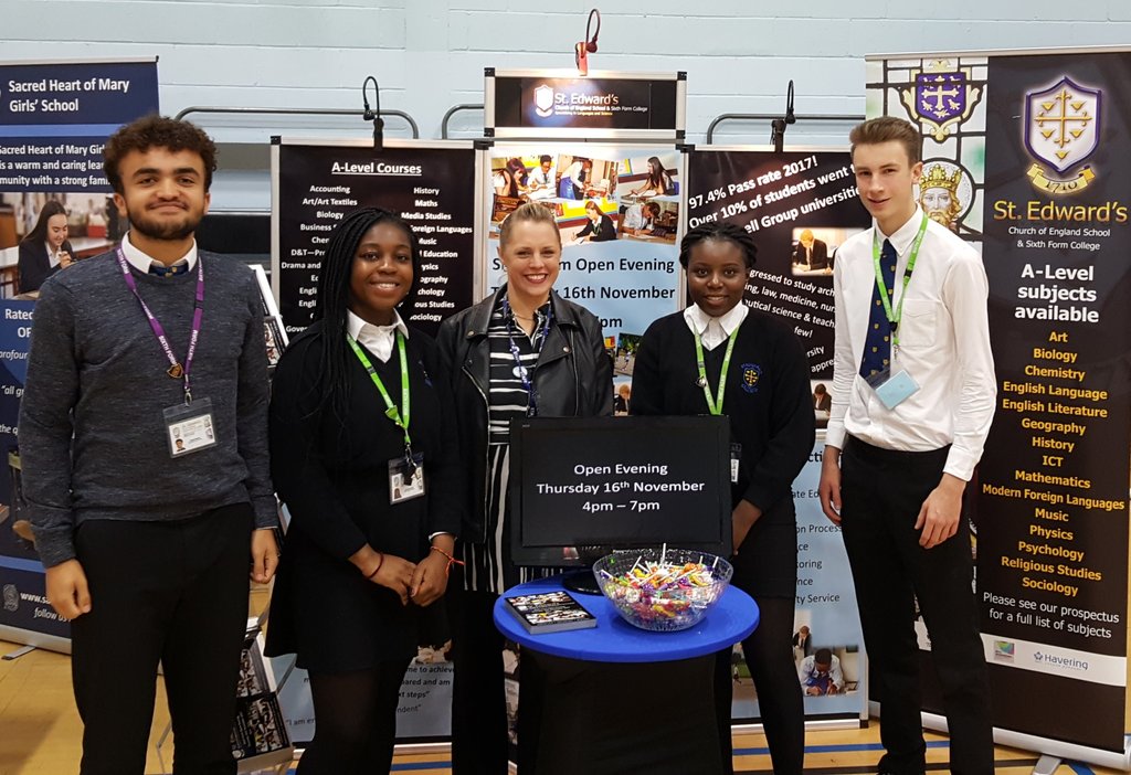 St Edward's Sixth Form at the Havering Raising Participation Age event today