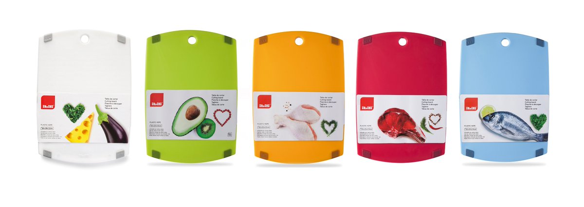 IBILIMENAJE's tweet photo. NEW.Tablas de corte en varios colores.Un color para cada grupo de alimento.
¡Ideal para ti!👏👏👨🍳👩🍳🔪https://t.co/1nrHXbcoP4 #tablasdecorte https://t.co/xfmUBhSRKd