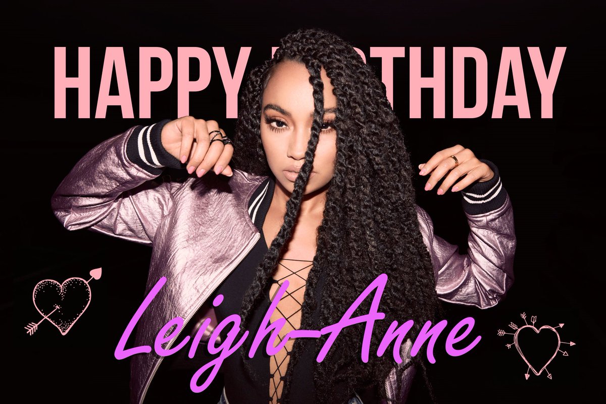 Happy birthday to our stunning style queen Leigh-Anne! Let's show our fave fashionista lots of 💜 today 🎂🎈 #HappyBirthdayLeighAnne LM HQ x