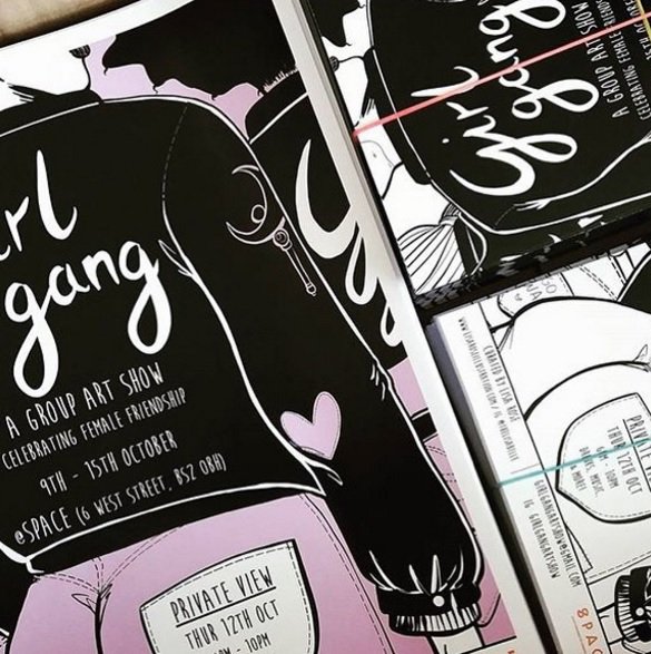 SPACE_TheIsland's tweet photo. Excited for Girl Gang Art show at @SPACE_TheIsland  - celebrating 15 female Bristol creatives work 9th - 15th Oct
https://t.co/EoI4wdnKsy https://t.co/7EOPcUy2iC