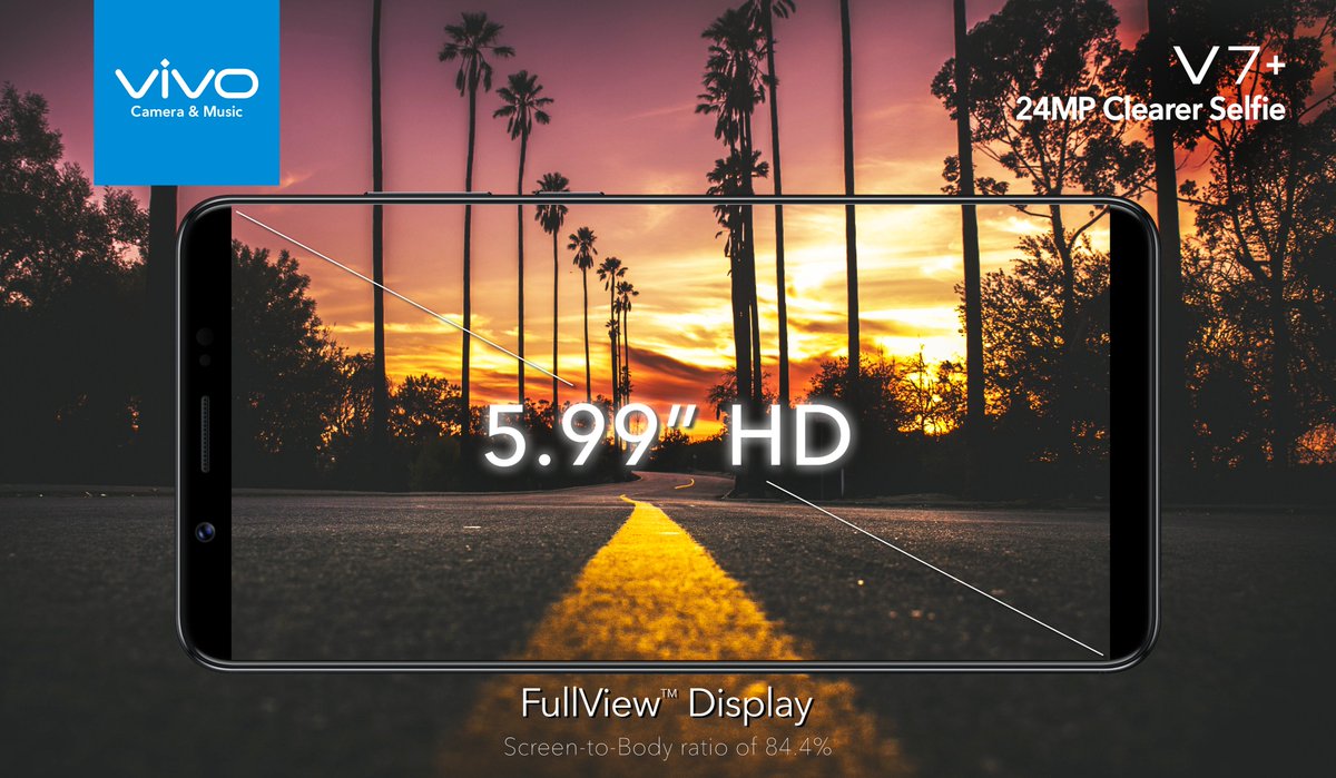 vivo_malaysia's tweet image. The rich vivid 5.99&quot; IPS full view display is more immersive than ever. #SeeMoreThanEver with V7+.

#vivoMalaysia #V7+ #ClearerSelfie #PerfectShot