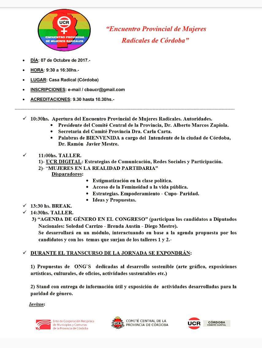 jr_cba's tweet photo. Celebramos e invitamos, a todas las jóvenes que se congregaran en el "Encuentro Provincial de Mujeres Radicales"
 #SigamosConstruyendo https://t.co/ycTiDRoOfN