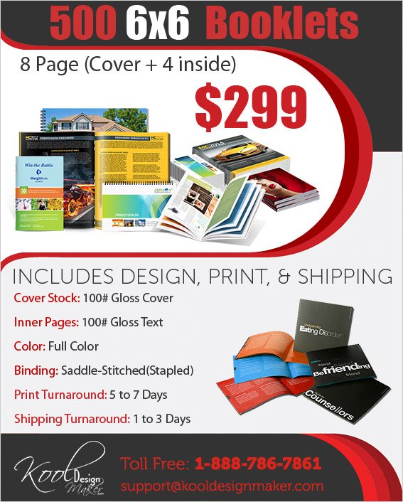 LogoMakerUSA's tweet photo. #Deal of #Booklets including Design Print Shipping by Kool Design Maker
https://t.co/bWEwuoSBIZ
 #TuesdayThoughts https://t.co/eyVbYcC5bu