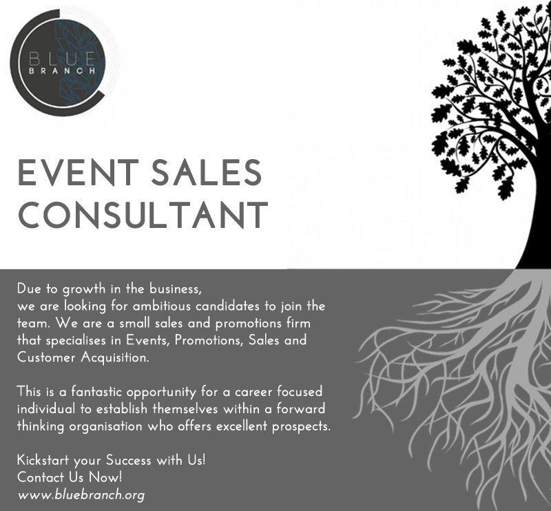 Blue_Branch's tweet photo. Are you a sales expert? Do you love event planning? This job is for you!
#BlueBranch #Careers #applynow https://t.co/Ff5jqZlXbt