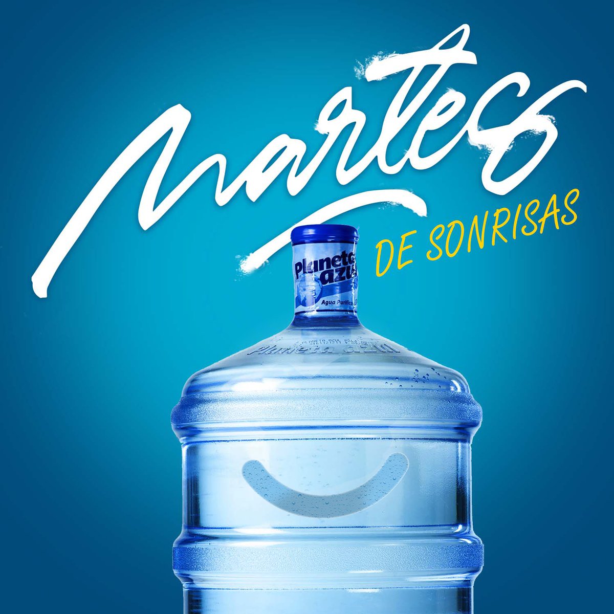 ¡Nos encanta provocar sonrisas en ti!. #AguaPlanetaAzul #MartesDeSonrisas 😃
