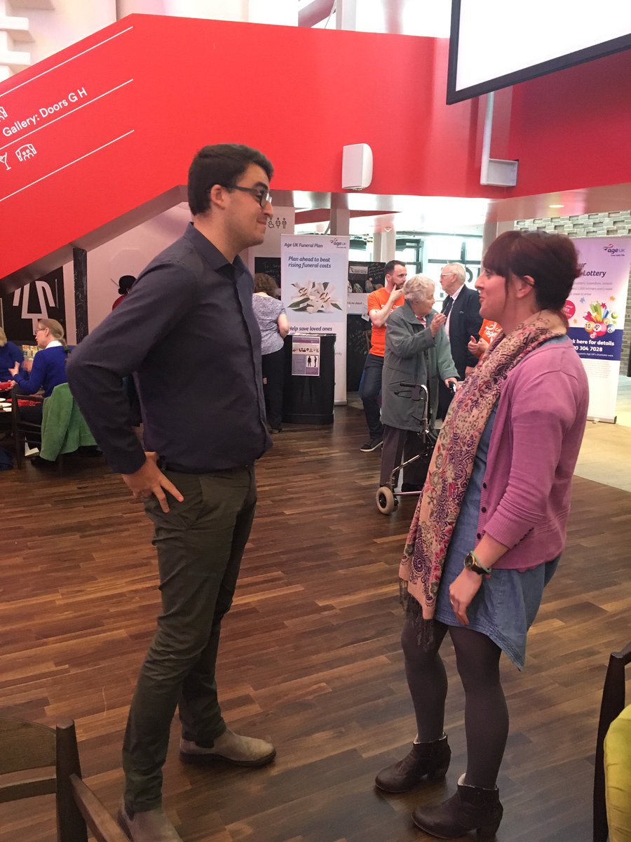 SuDownham's tweet photo. Great morning @chattycafe @StoryhouseLive @AgeUKCheshire helping people #lovelaterlife with @lovebrightlife https://t.co/4TewvaodIB
