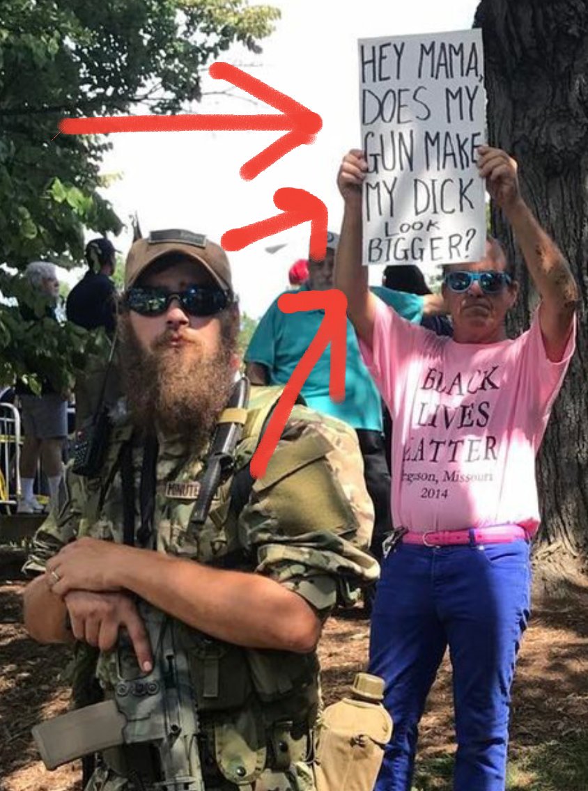 DaTrumpenFuhrer's tweet photo. @deray @LizPerezAstoria #NRA https://t.co/sXCDwBVszW