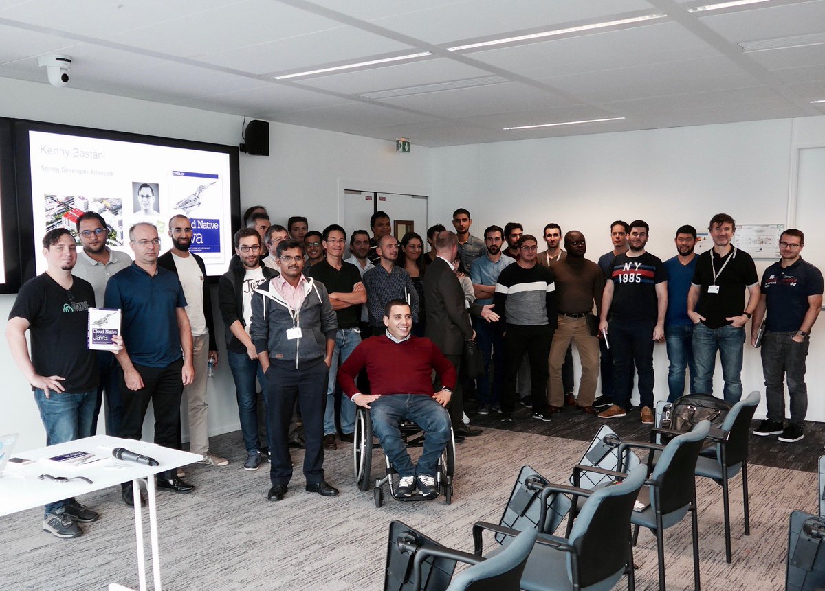 kennybastani's tweet image. It was an honor to hang out and talk @cloudnativejava with @khajour and @Groupe_Renault in Paris today!