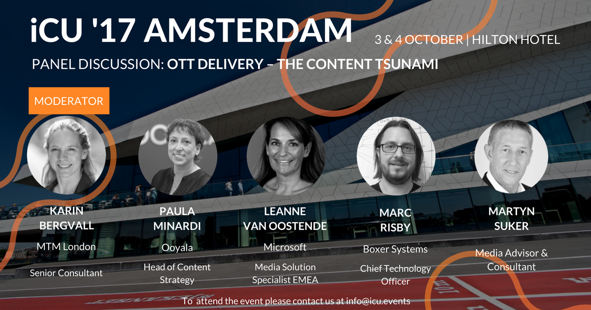 boxer_systems's tweet photo. .@risbytv & @ooyala talking today about #OTT #Delivery @iCUEvent in Amsterdam #iCUAmsterdam2017 #BoxerSystems https://t.co/UsavbwTAiX