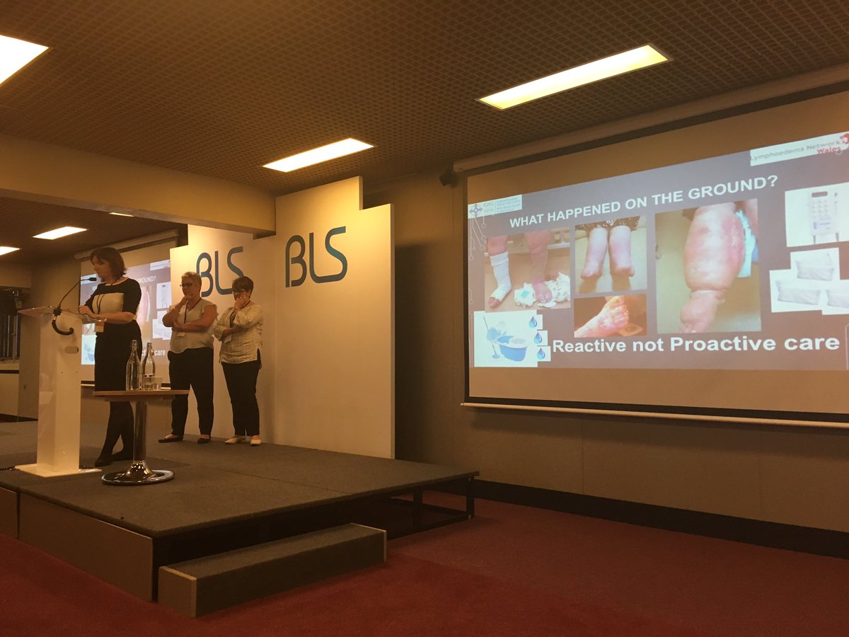 Lymph_Innovate's tweet photo. @karen_morgan10, @l2_linda, @DianeJehu1 presenting the results from #OGEP in #Wales at the #BLSConf17 https://t.co/EyXMoylAPf