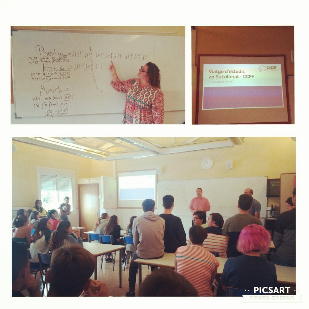 cide1966's tweet photo. Ja s'han fet les votacions per seleccionar el viatge d'estudis dels alumnes de 2n de Batxillerat i Cicles Formatius. Hi aniran a Berlín. https://t.co/EP73kMDEHN