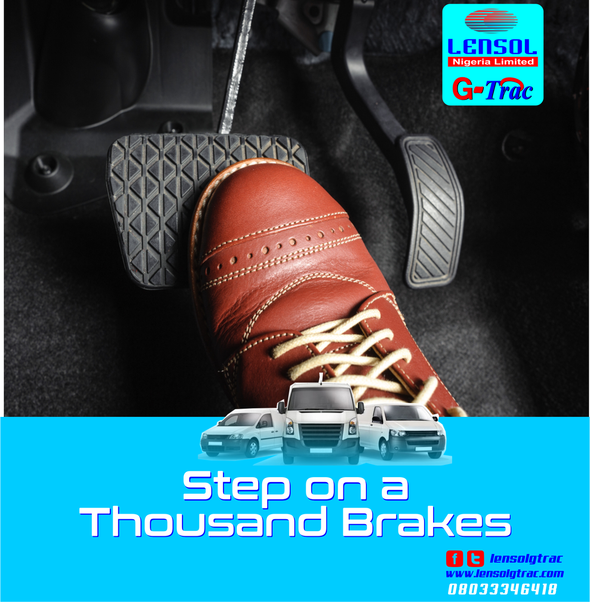 lensolgtrac's tweet photo. You can step on a thousand brakes ...simply install #SpeedLimitingDevice from G-Trac on all of them and have your fleet within speed limits https://t.co/eKwSkTeXtz