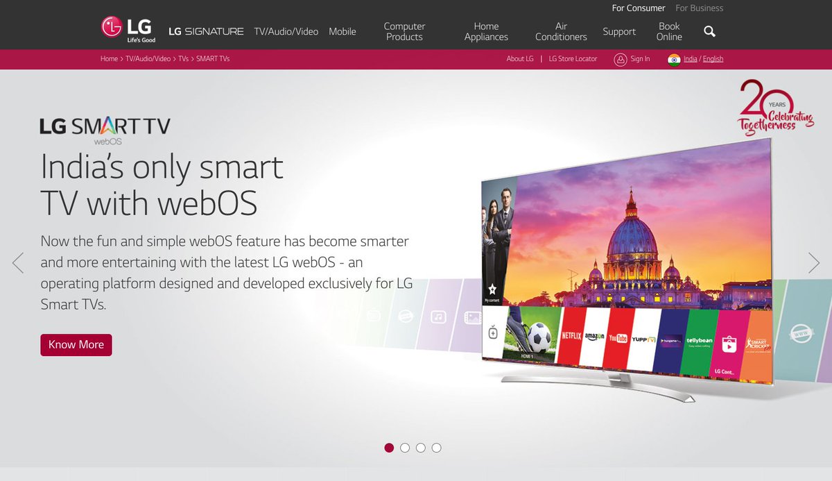 TellybeanMe's tweet photo. Tellybean available on LG Smart TV's! Lifesized video calling with people you care about #didyouknow #LG #smarttv #Webos #love #lifesized https://t.co/O7nhYH12nh