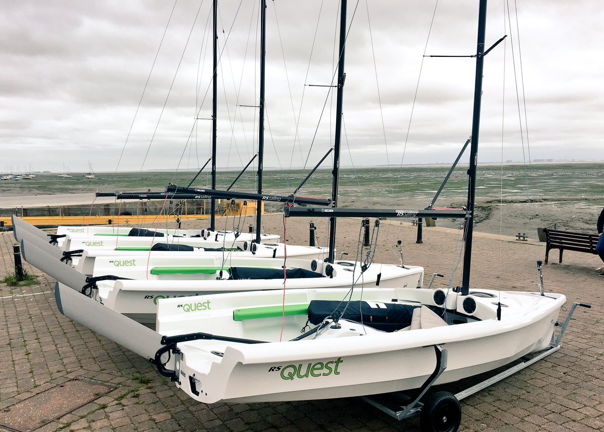 3rdChalkwellBay's tweet photo. Exciting news: all our recent fundraising efforts have paid off - 4 brand new #RSQuest sailing dinghies have arrived @ The Den @RSsailingInt https://t.co/vpabjk0hCf